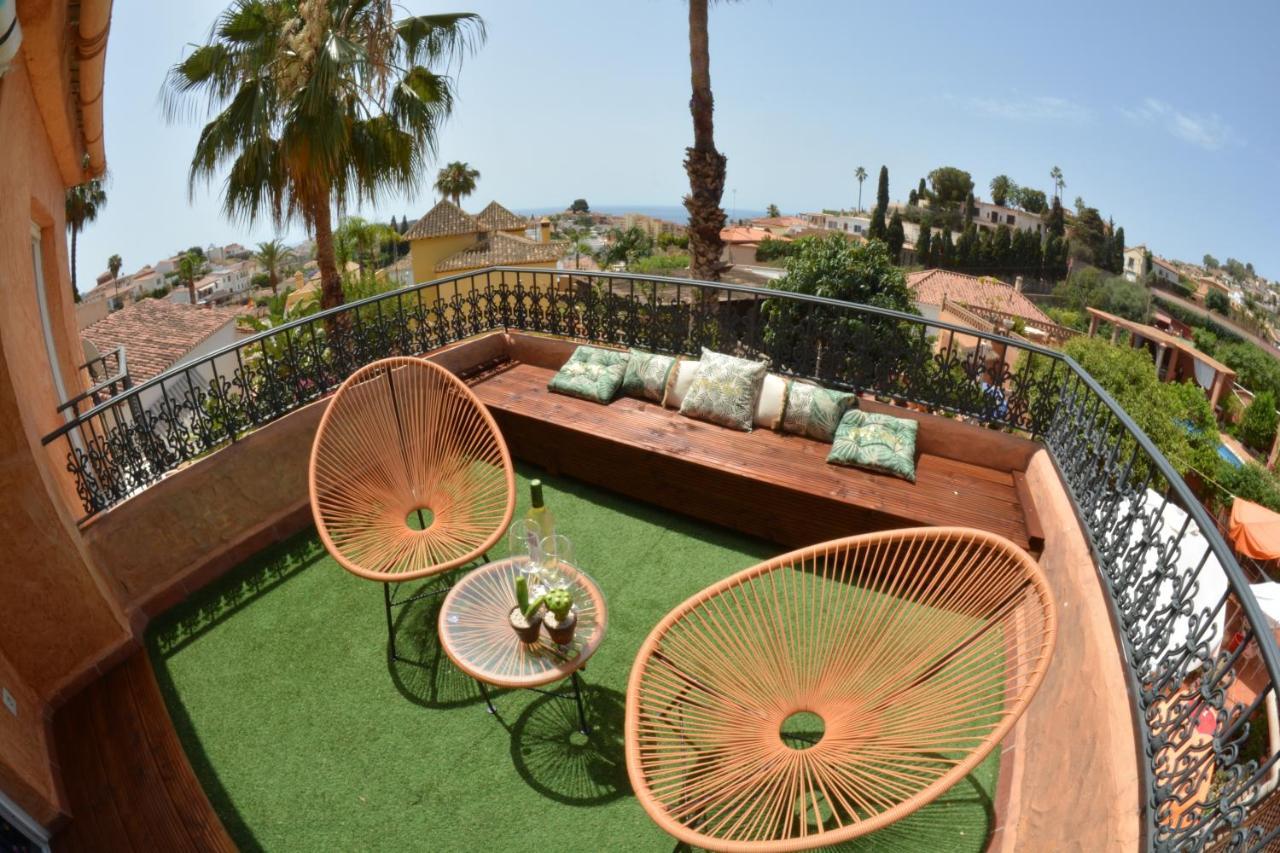 Apartamento Con Jacuzzi Y Terraza Con Opcion A Piscina Privada Almunecar Bagian luar foto